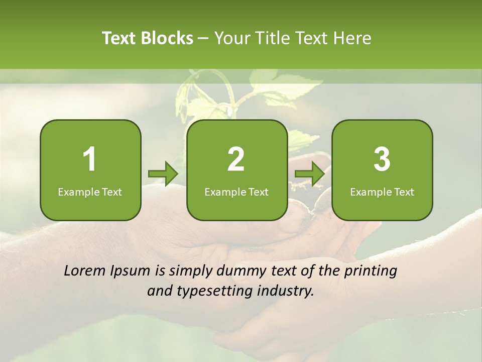 Family Happy Outdoors PowerPoint Template