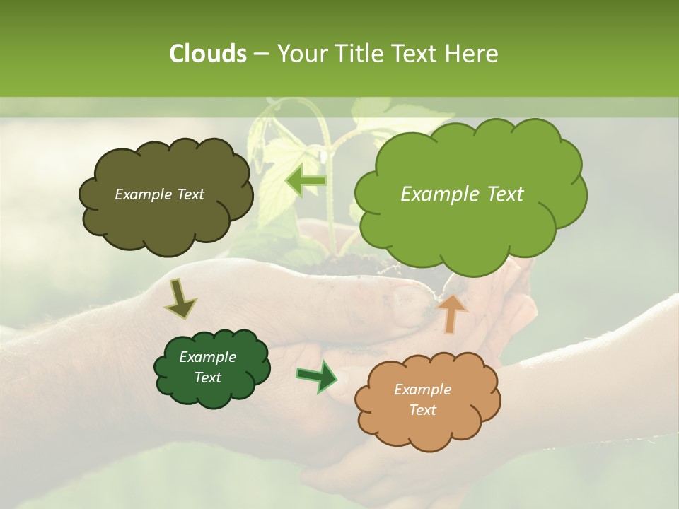 Family Happy Outdoors PowerPoint Template