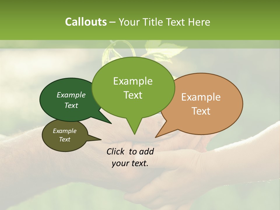 Family Happy Outdoors PowerPoint Template