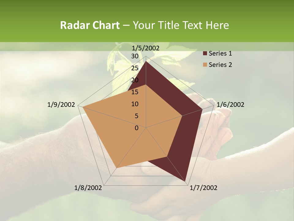 Family Happy Outdoors PowerPoint Template