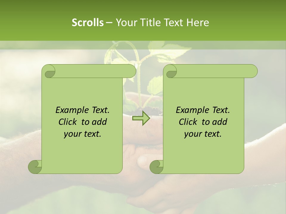 Family Happy Outdoors PowerPoint Template