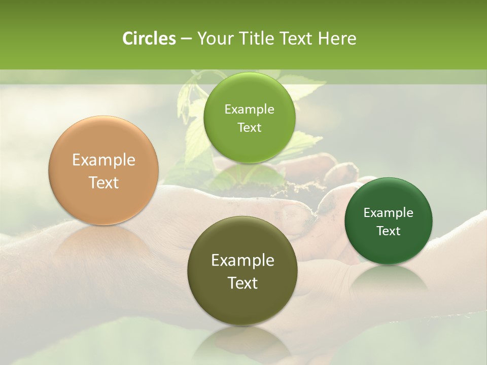 Family Happy Outdoors PowerPoint Template