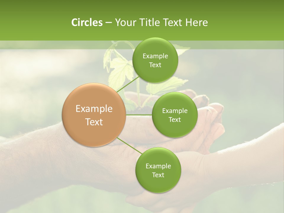 Family Happy Outdoors PowerPoint Template