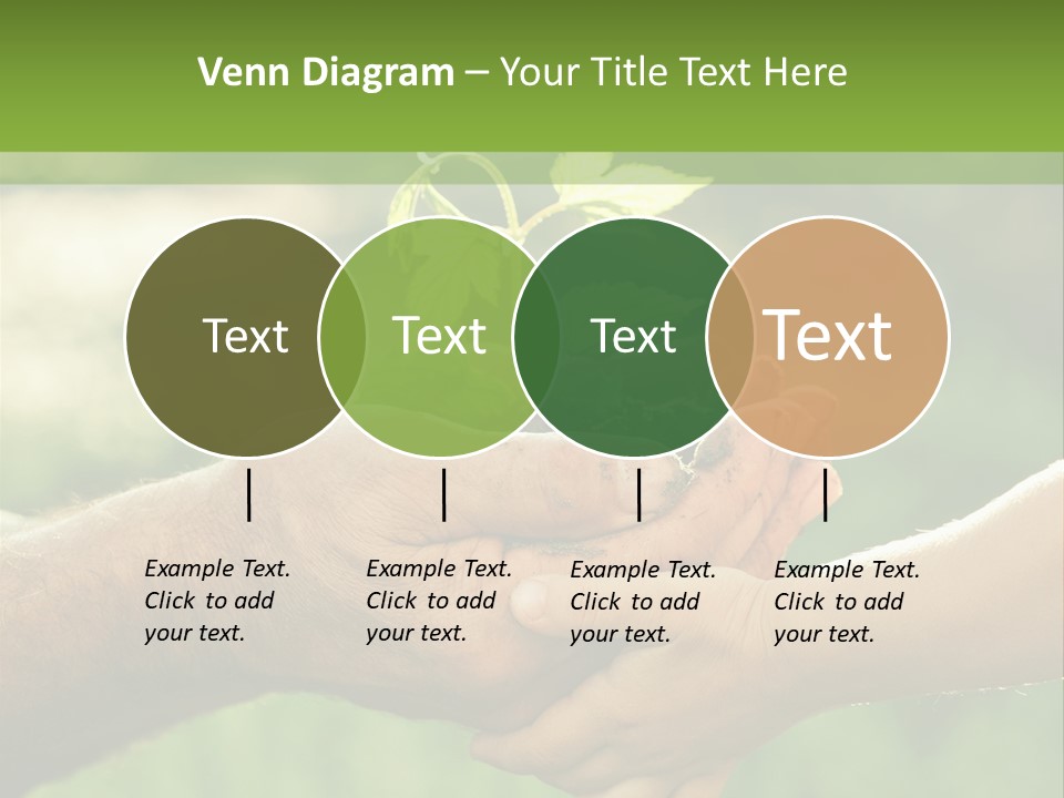 Family Happy Outdoors PowerPoint Template