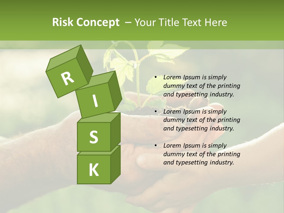 Family Happy Outdoors PowerPoint Template