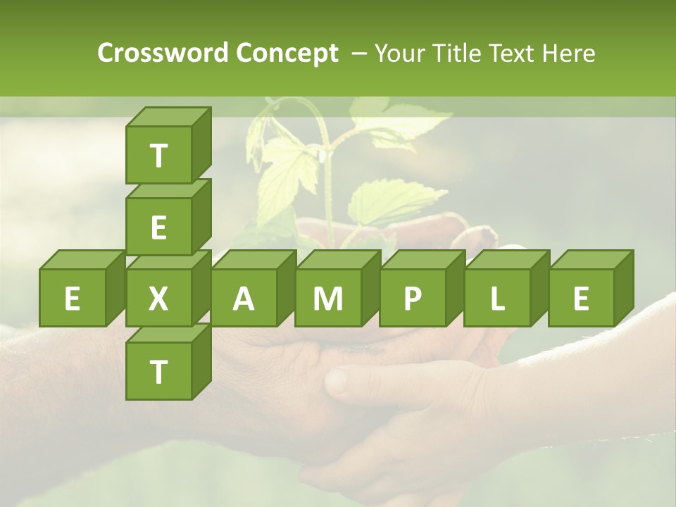 Family Happy Outdoors PowerPoint Template