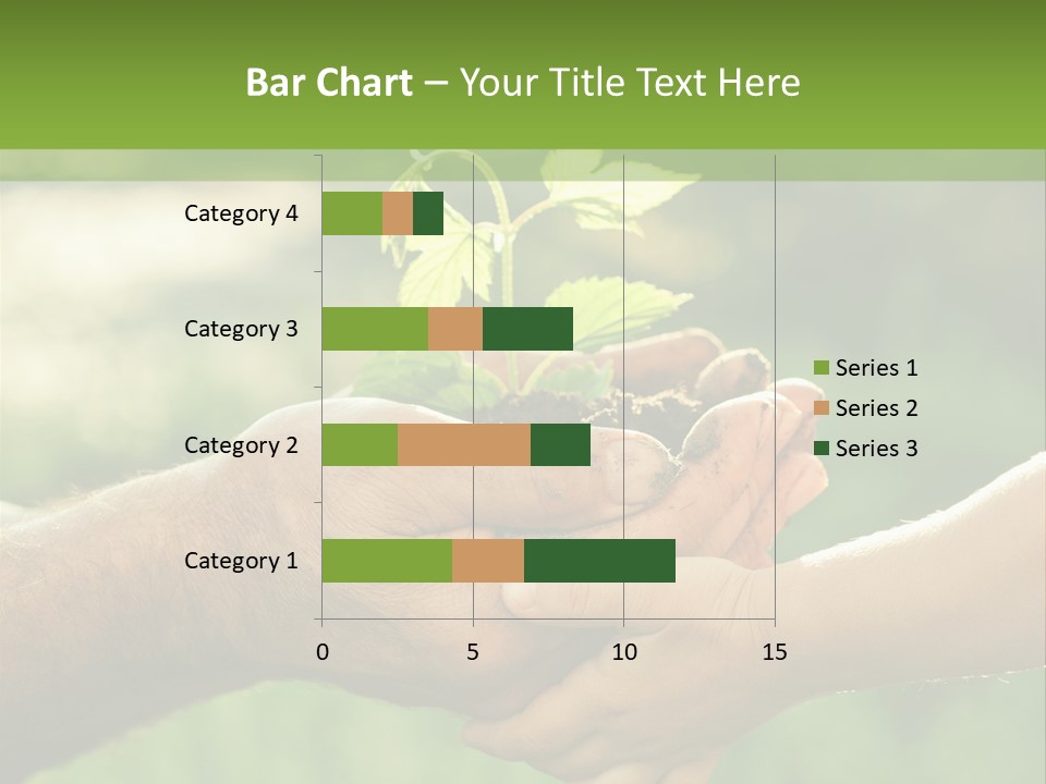 Family Happy Outdoors PowerPoint Template