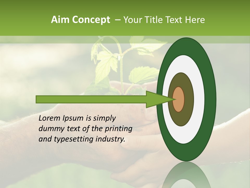 Family Happy Outdoors PowerPoint Template