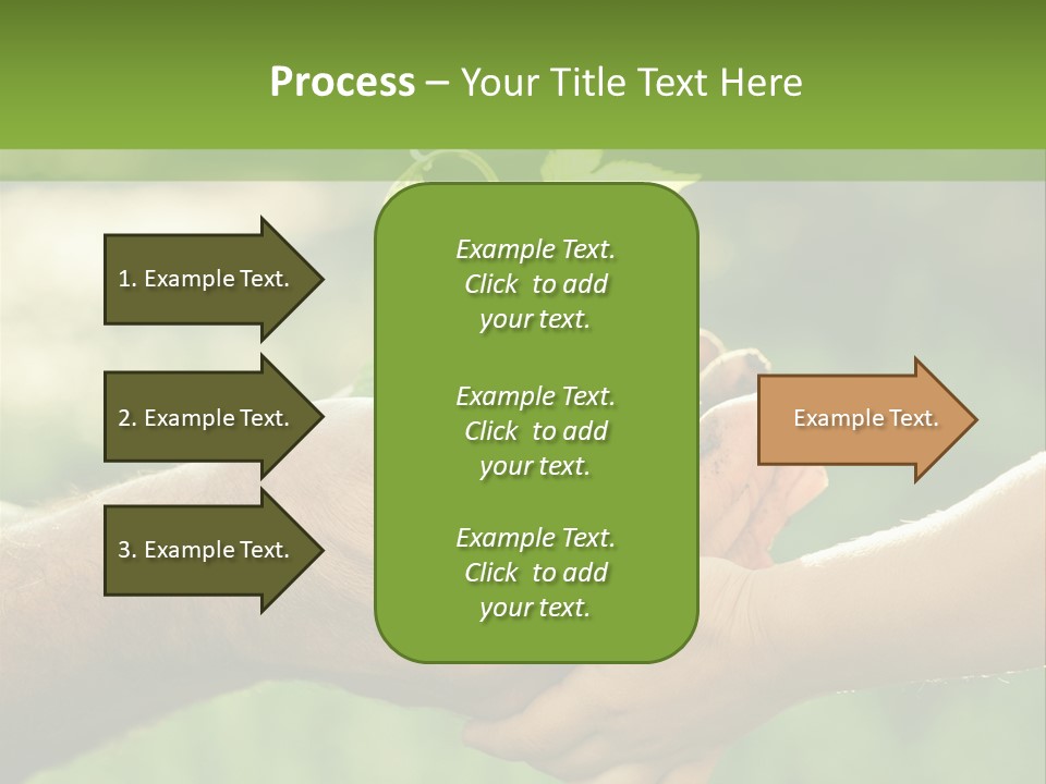 Family Happy Outdoors PowerPoint Template