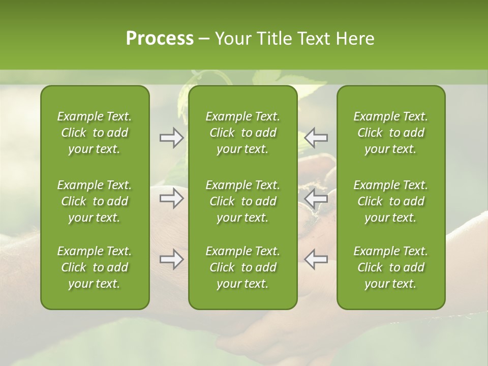 Family Happy Outdoors PowerPoint Template