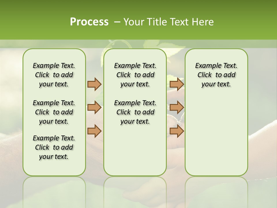 Family Happy Outdoors PowerPoint Template