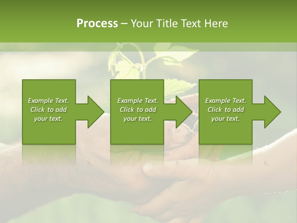 Family Happy Outdoors PowerPoint Template