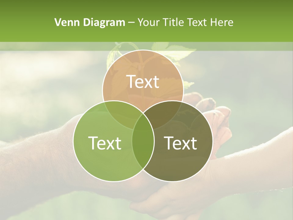 Family Happy Outdoors PowerPoint Template