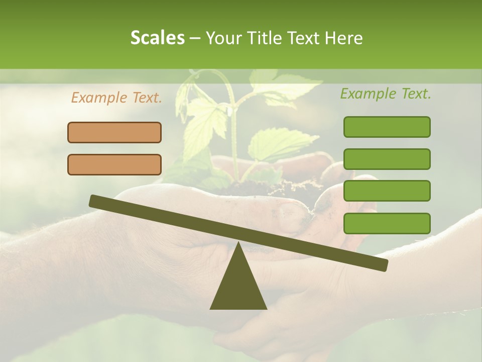 Family Happy Outdoors PowerPoint Template