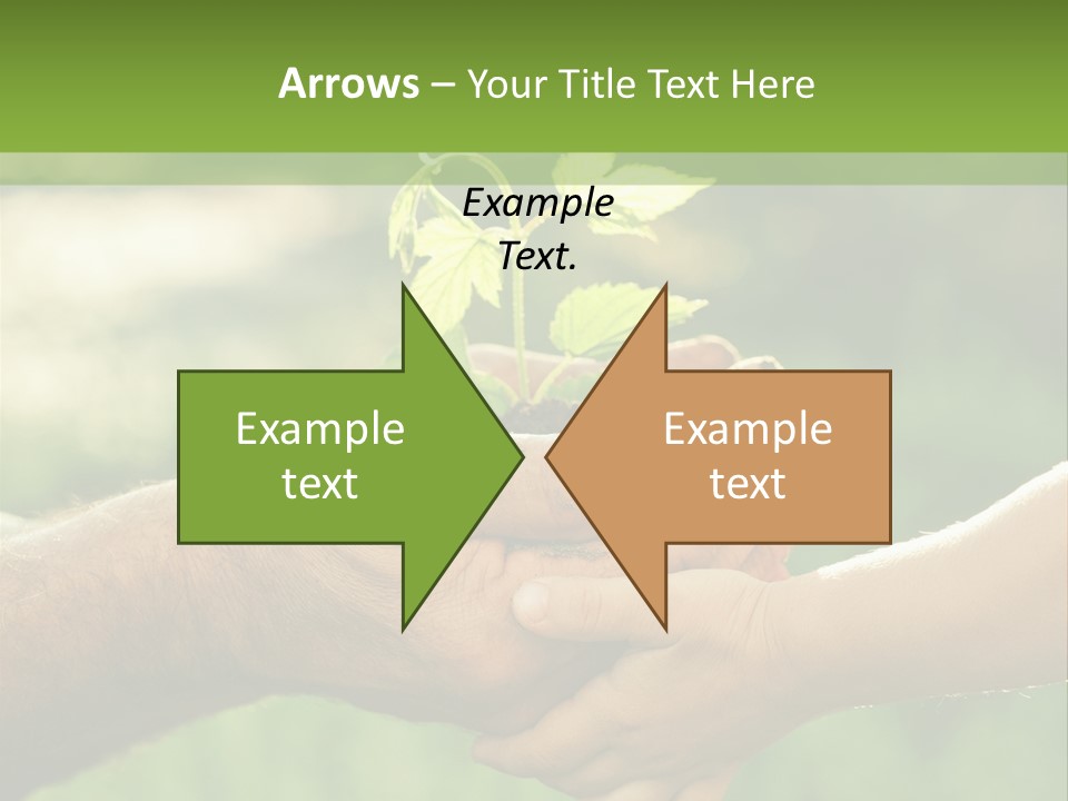 Family Happy Outdoors PowerPoint Template