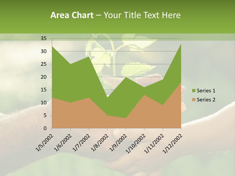 Family Happy Outdoors PowerPoint Template