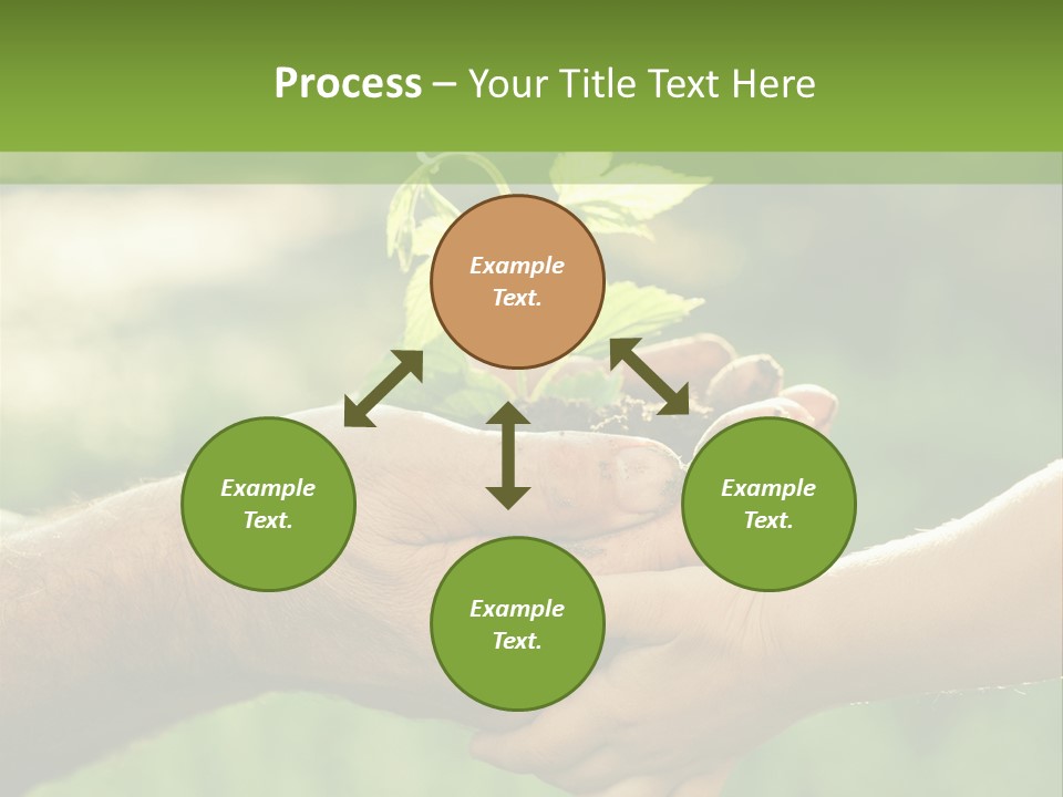 Family Happy Outdoors PowerPoint Template