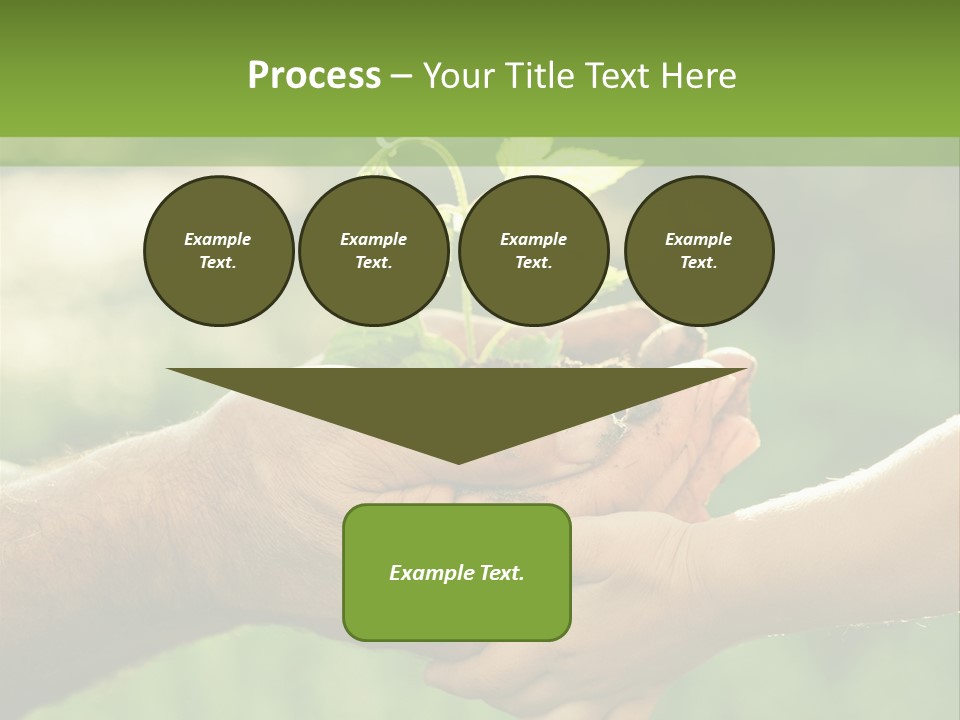 Family Happy Outdoors PowerPoint Template