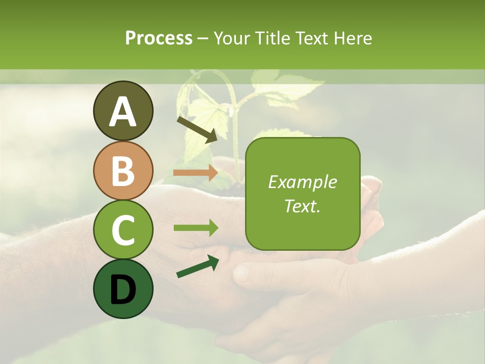 Family Happy Outdoors PowerPoint Template