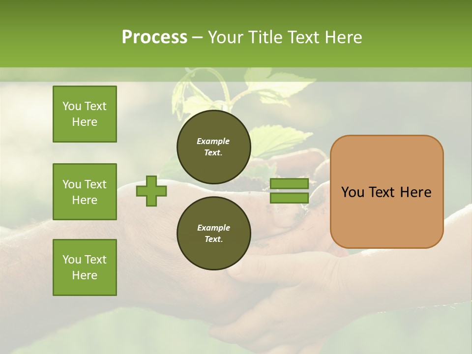 Family Happy Outdoors PowerPoint Template