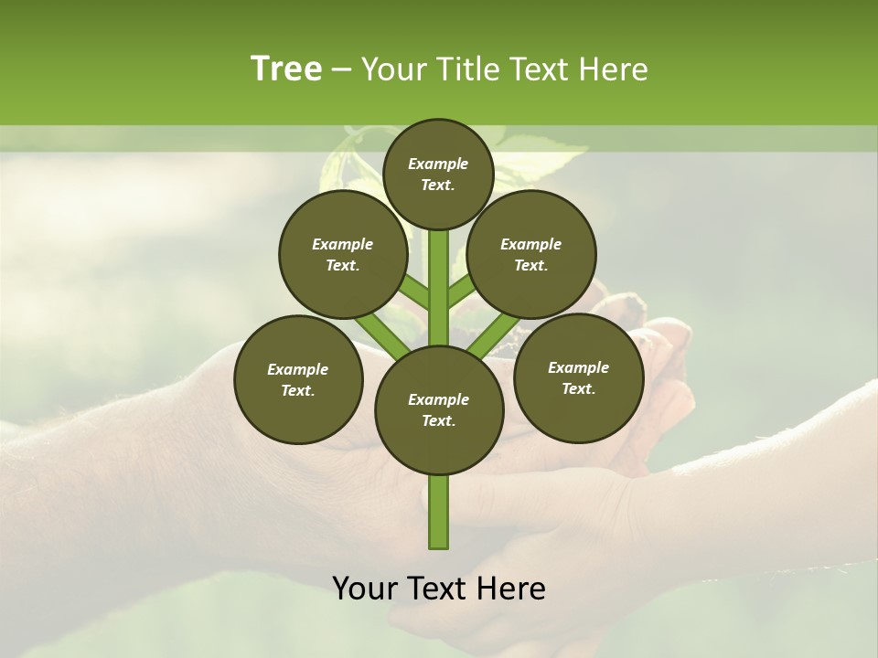 Family Happy Outdoors PowerPoint Template