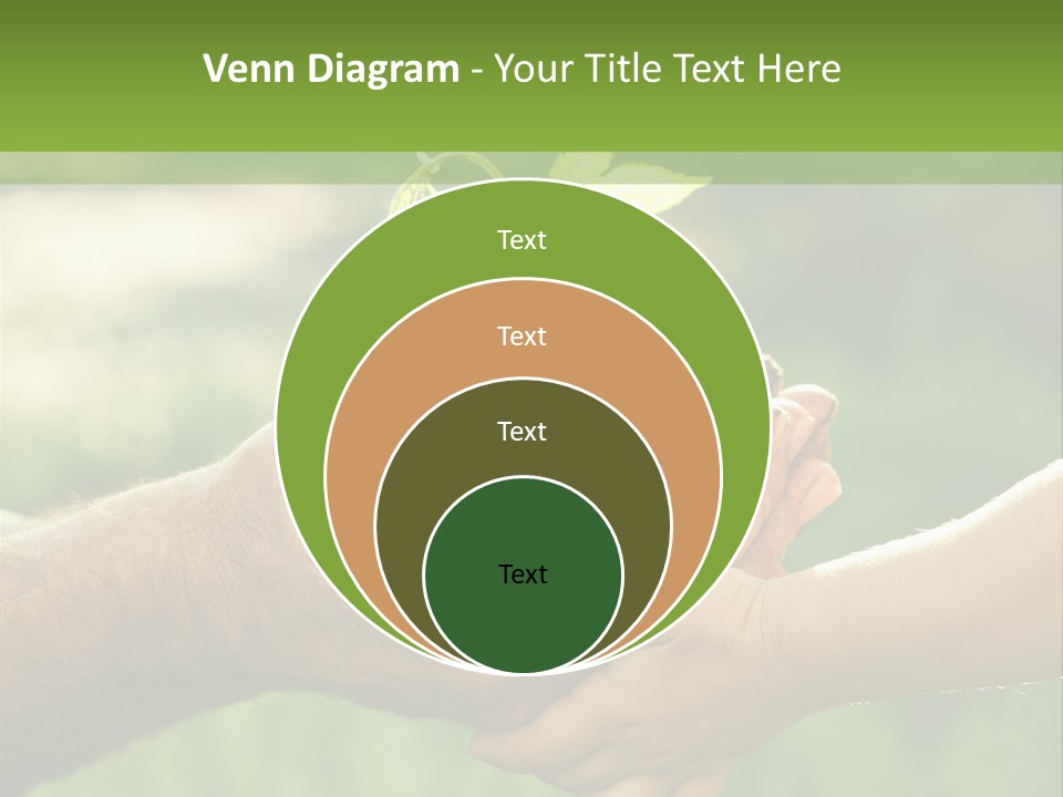 Family Happy Outdoors PowerPoint Template