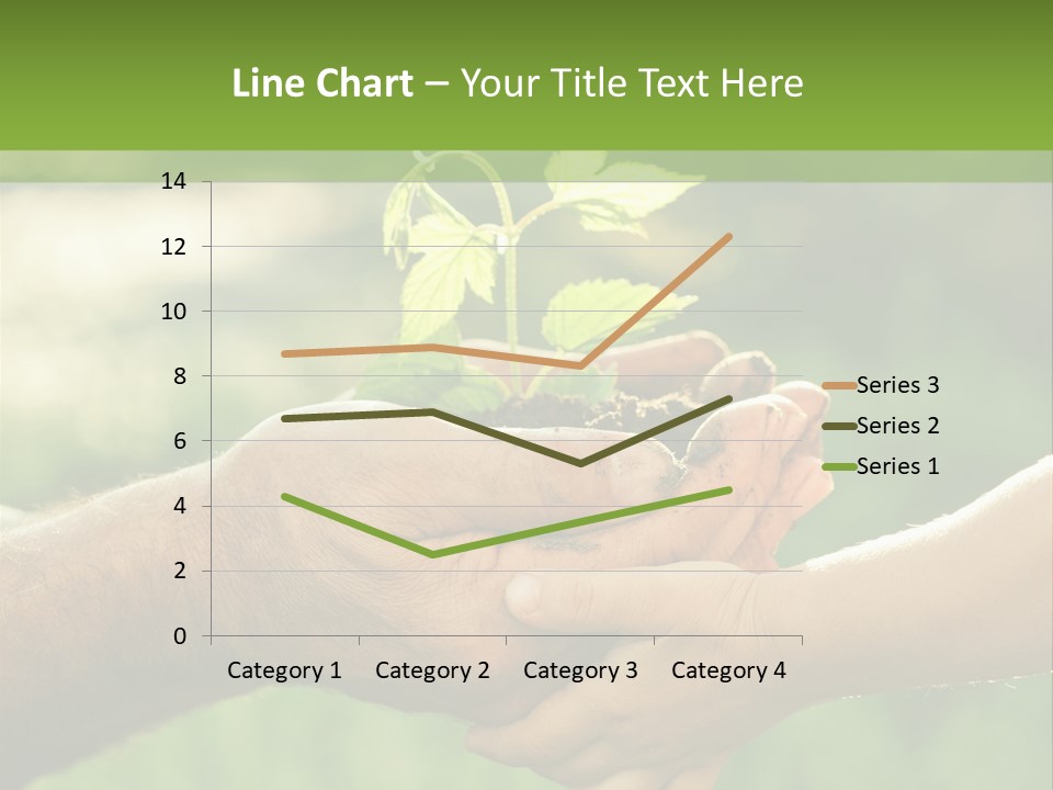 Family Happy Outdoors PowerPoint Template
