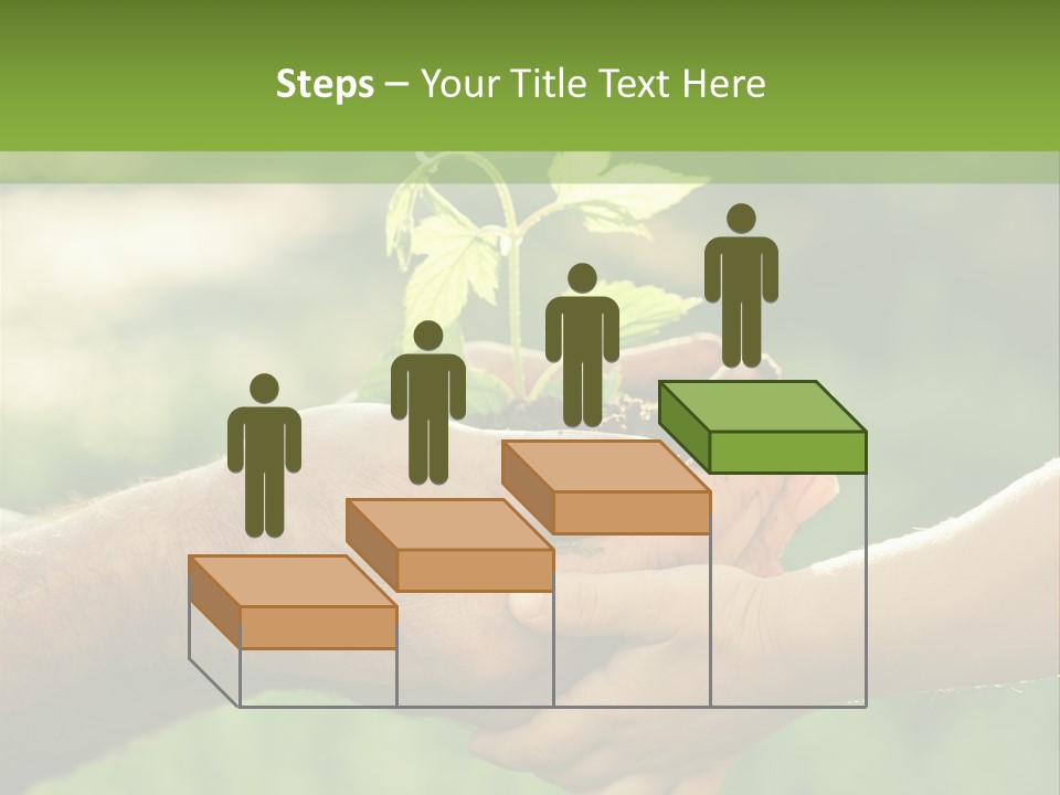 Family Happy Outdoors PowerPoint Template