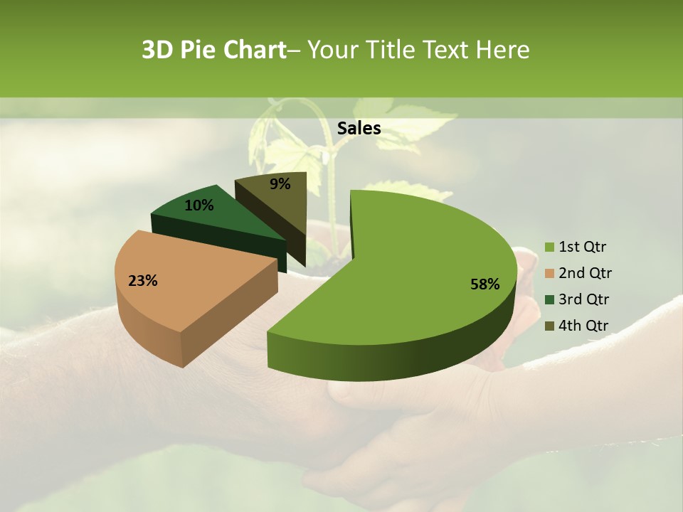 Family Happy Outdoors PowerPoint Template