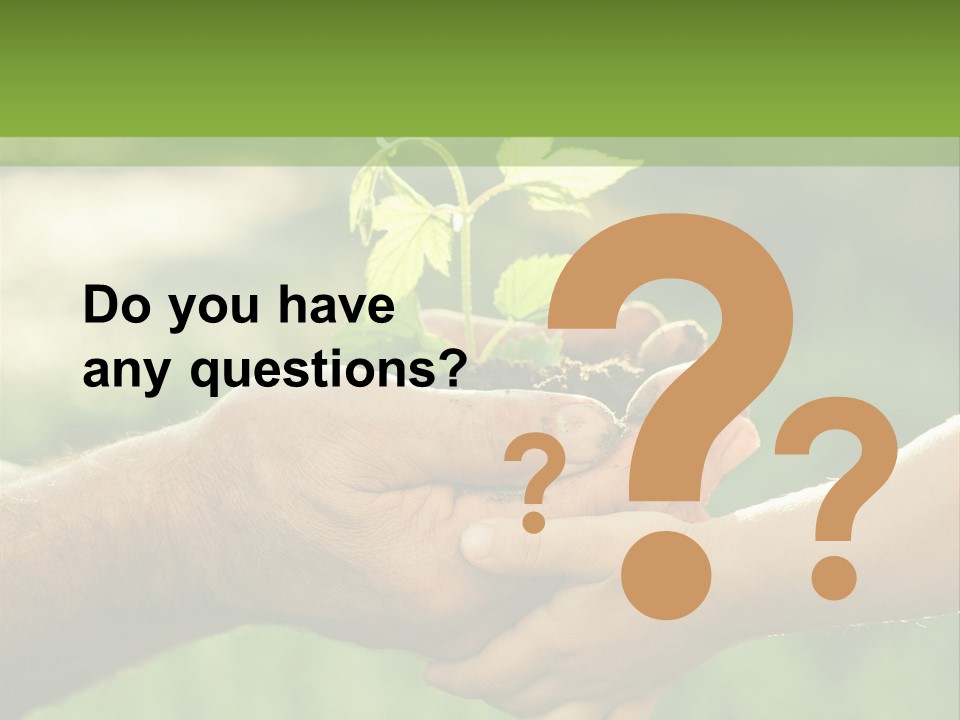 Family Happy Outdoors PowerPoint Template