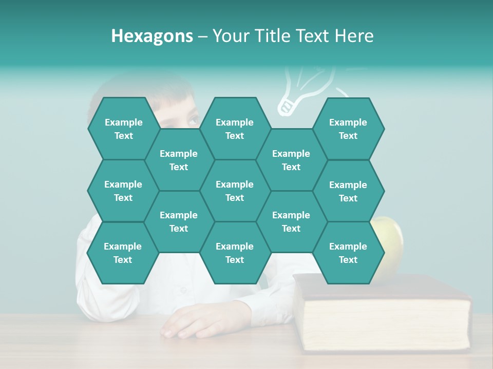 Schoolboy Picture Keen PowerPoint Template