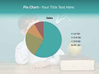 Schoolboy Picture Keen PowerPoint Template