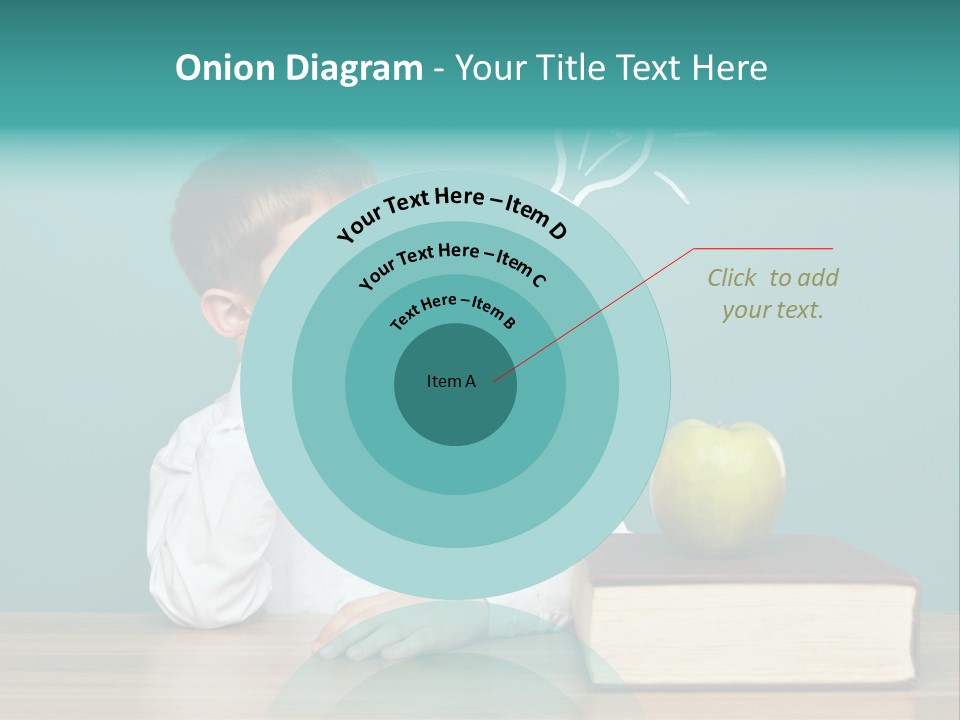 Schoolboy Picture Keen PowerPoint Template