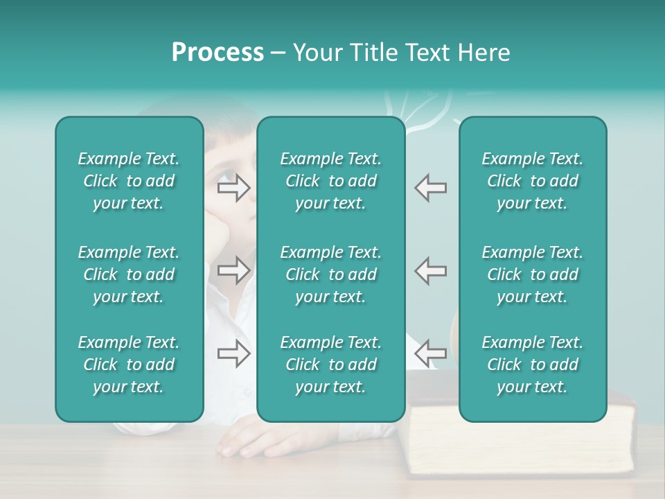 Schoolboy Picture Keen PowerPoint Template