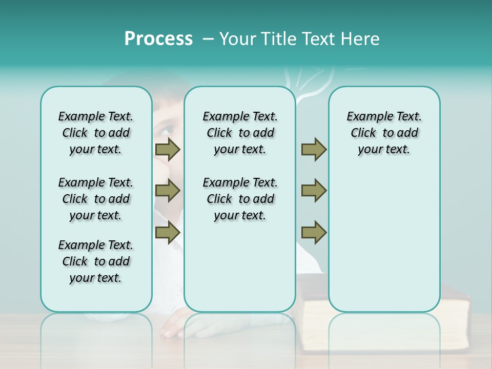 Schoolboy Picture Keen PowerPoint Template