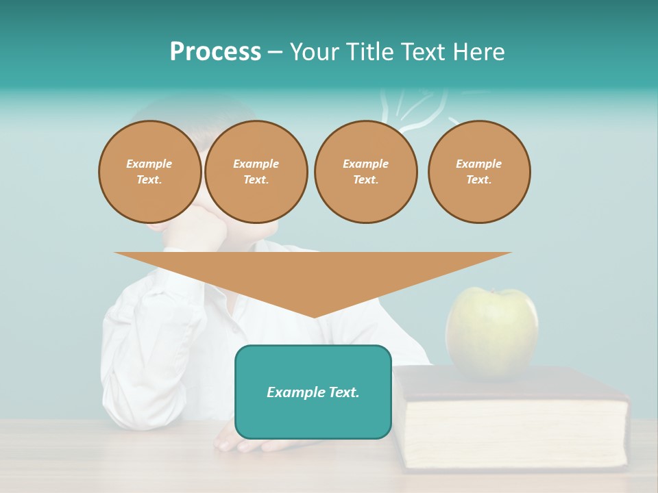 Schoolboy Picture Keen PowerPoint Template
