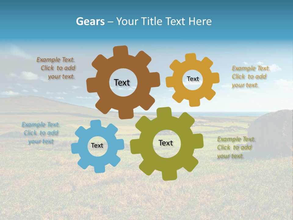 Tuscany Tuscan Plants PowerPoint Template