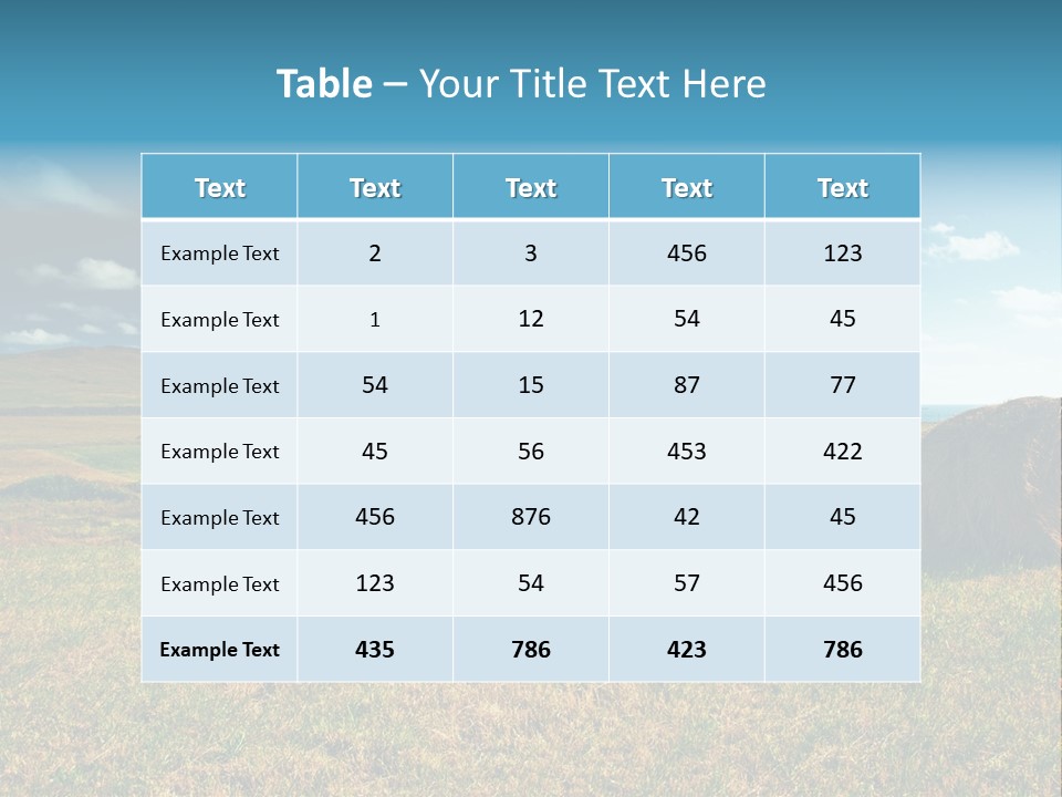 Tuscany Tuscan Plants PowerPoint Template