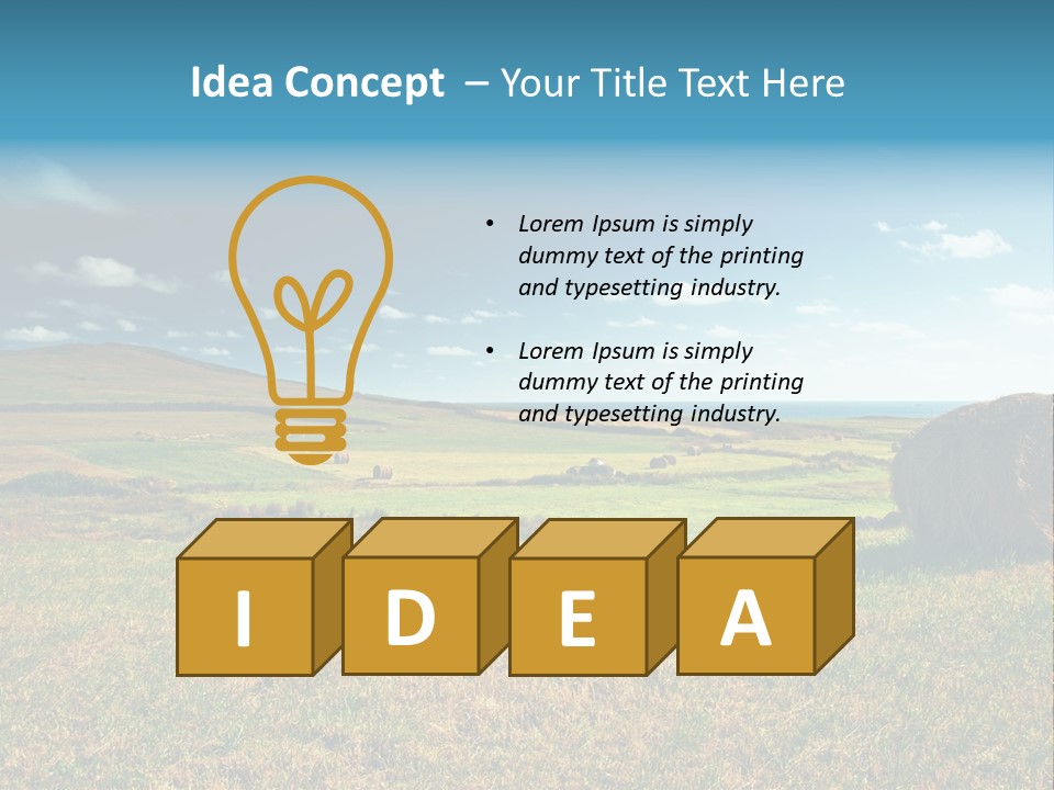 Tuscany Tuscan Plants PowerPoint Template