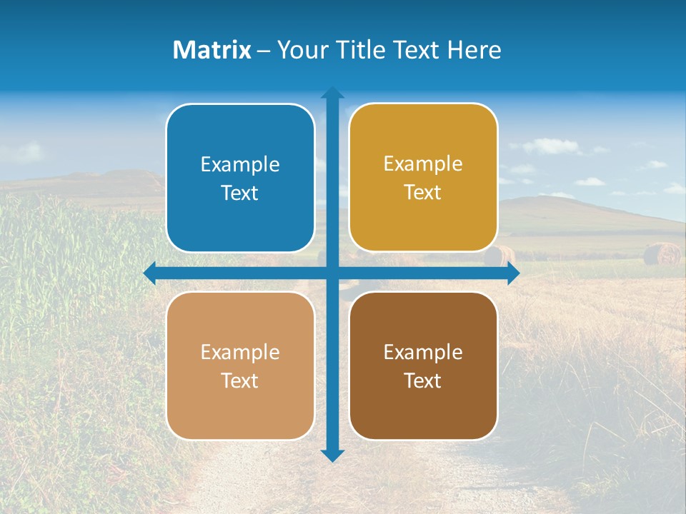Pastoral Hills Tuscan PowerPoint Template