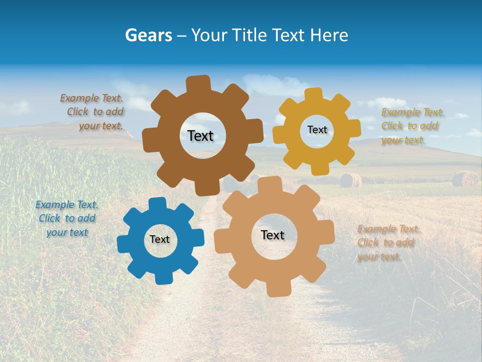 Pastoral Hills Tuscan PowerPoint Template