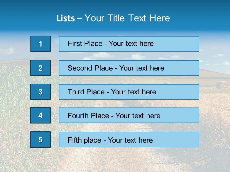 Pastoral Hills Tuscan PowerPoint Template