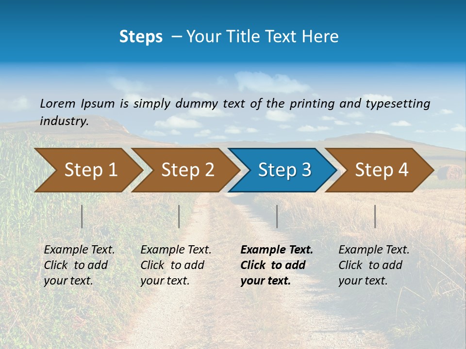 Pastoral Hills Tuscan PowerPoint Template