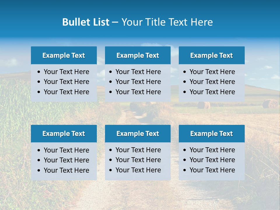 Pastoral Hills Tuscan PowerPoint Template