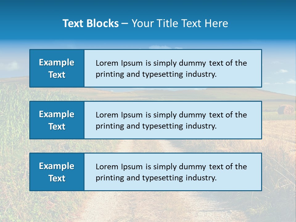 Pastoral Hills Tuscan PowerPoint Template