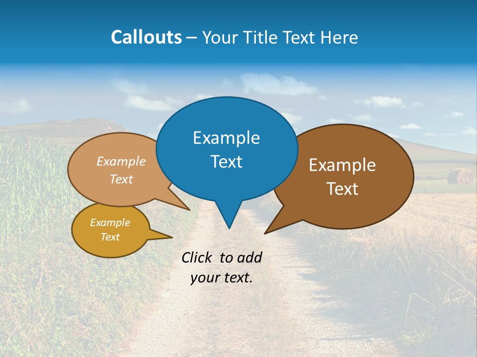 Pastoral Hills Tuscan PowerPoint Template