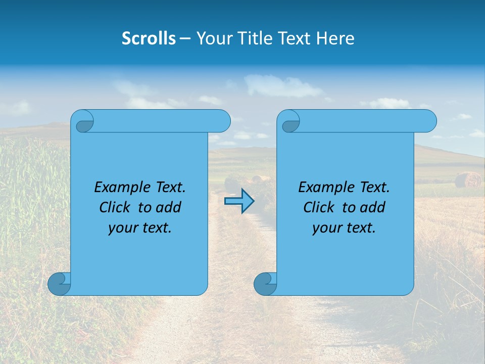 Pastoral Hills Tuscan PowerPoint Template