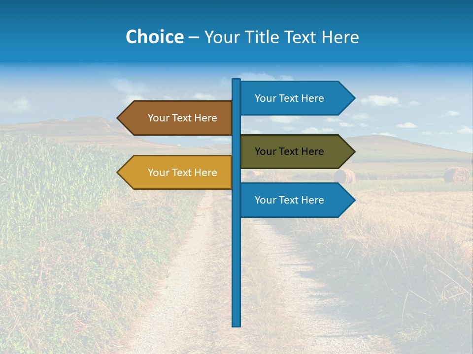 Pastoral Hills Tuscan PowerPoint Template