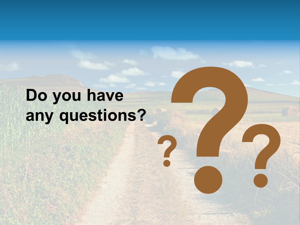 Pastoral Hills Tuscan PowerPoint Template