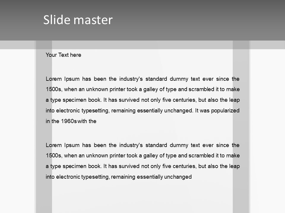 Isolated Blank Communicator PowerPoint Template